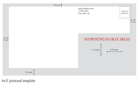 6x11 postcard mailing guidelines usps.